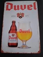 Panneau d'affichage vintage en métal « Duvel » 20 X 30 cm Ét, Envoi, Neuf, Panneau, Plaque ou Plaquette publicitaire, Duvel