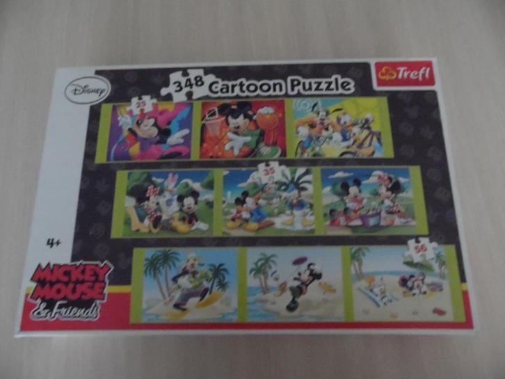 9 PUZZELS VAN DISNEY MICKEY MOUSE & FRIENDS, Kinderen en Baby's, Speelgoed | Kinderpuzzels, Zo goed als nieuw, 4 tot 6 jaar, 10 tot 50 stukjes