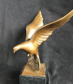 Bronzen vogel/duif Coenrad/gestempeld zuiver Art Deco brons, Ophalen of Verzenden