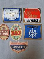 5 bieretiket Brouwerij bavery COUILLET, Collections, Marques de bière, Autres types, Utilisé, Envoi