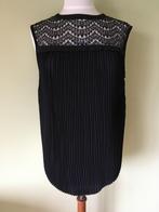 Vero Moda zwart topje met kant - maat M, Maat 38/40 (M), Vero Moda, Zwart, Ophalen of Verzenden