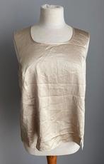Goudkleurig mouwloos topje Hermann Lange maat 42, Kleding | Dames, Topjes, Verzenden, Maat 42/44 (L), Zo goed als nieuw, Zonder mouw