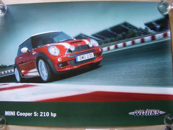Grandes affiches Mercedes Gullwing, SL, Mini Cooper et Cabri, Neuf, Rectangulaire horizontal, A1 jusqu'à A3, Publicité