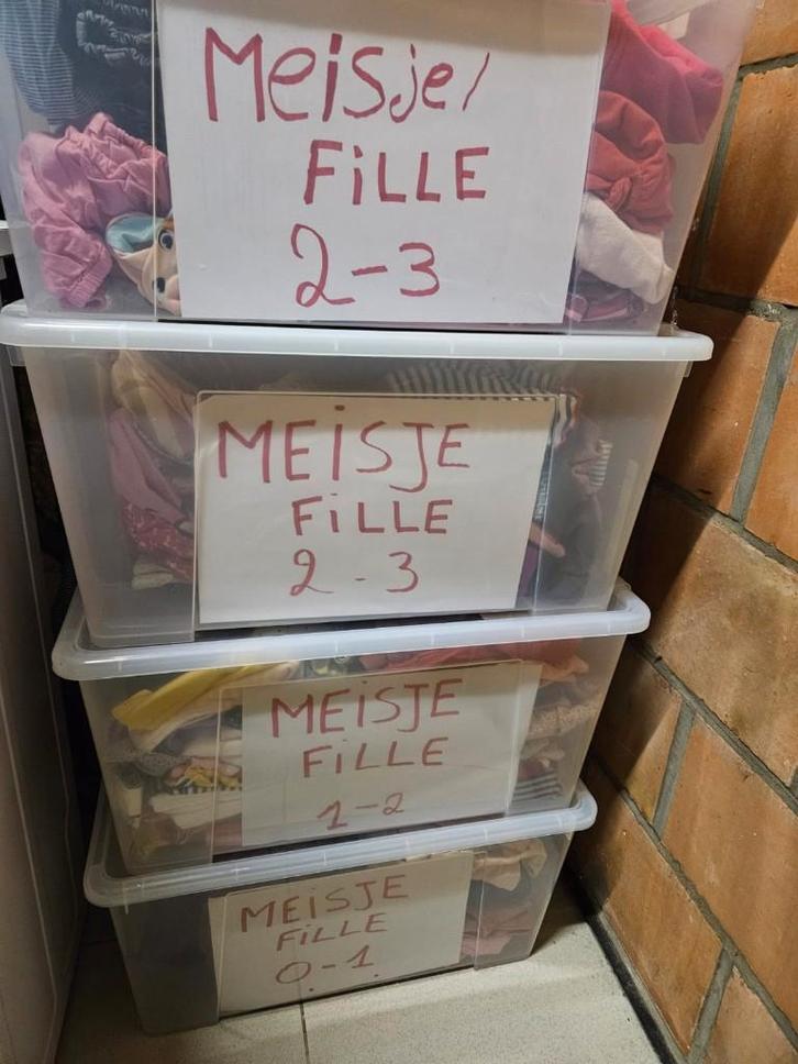 Verkoop Babykleding meisje - Vêtements Bébé Fille (0-3y), Kinderen en Baby's, Babykleding | Maat 68, Gebruikt, Meisje, Ophalen