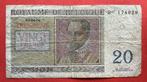 Biljet van 20 Fr Belgie 1956, Ophalen of Verzenden, Los biljet