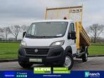 Fiat DUCATO 2.3 Kipper Kist Euro6 AC, Auto's, Bestelwagens en Lichte vracht, Wit, Bedrijf, Cruise Control, Handgeschakeld