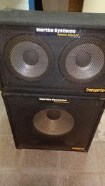 bass boxen hartke  300watt, Audio, Tv en Foto, Overige merken, Overige typen, Gebruikt, 120 watt of meer