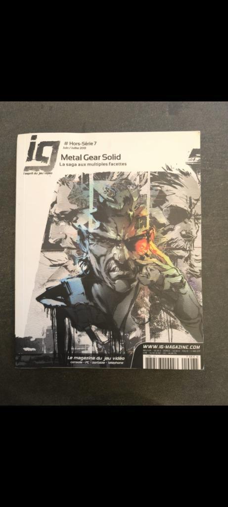IG Magazine Hors-Série n7 – Metal Gear Solid (2013) – Rare, Boeken, Overige Boeken, Zo goed als nieuw, Ophalen of Verzenden