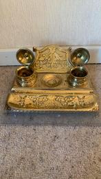 Koperen inktpotset- bureauset, Antiek en Kunst, Ophalen