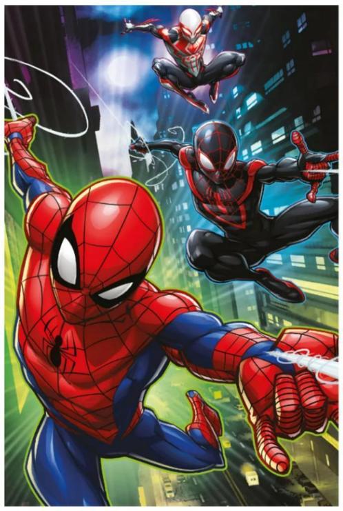 Spiderman Fleece Deken - Guardians - Marvel, Kinderen en Baby's, Kinderkamer | Beddengoed, Nieuw, Deken of Dekbed, Blauw, Jongetje