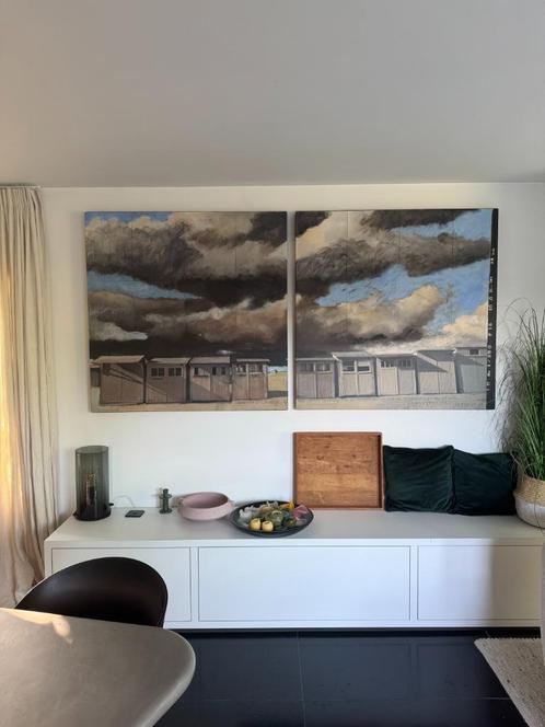 Kunstwerk Georges-Charles Vanrijk, Antiek en Kunst, Kunst | Schilderijen | Modern, Ophalen