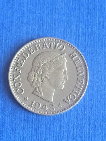 1943 Zwitserland 10 rappen beschikbaar voor biedingen