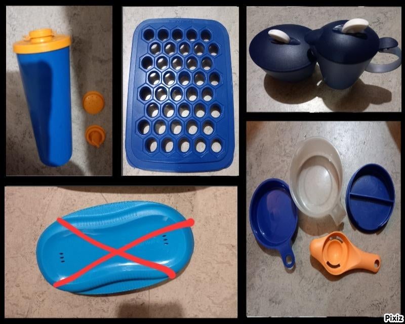 Opruiming voor fornuizen en keukengerei ️, Huis en Inrichting, Keuken | Tupperware, Nieuw, Bus of Trommel, Blauw, Geel, Ophalen of Verzenden