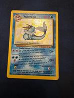 Vintage holo Vaporeon - Jungle, Ophalen of Verzenden, Gebruikt, Losse kaart, Foil