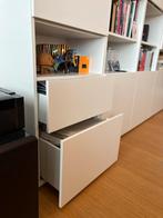 Ruime en handige witte wandcombinatie, Huis en Inrichting, Ophalen, Overige materialen, 200 cm of meer, 300 cm of meer