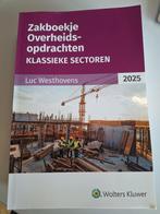 Zakboekje Overheidsopdrachten 2025, Livres, Technique, Autres sujets/thèmes, Envoi, Comme neuf, Luc Westhovens