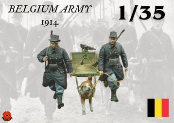 Modelbouwset Belgishe leger 1914. verzendkosten inbergepen beschikbaar voor biedingen