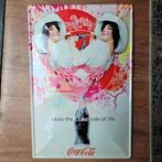 Metalen reclamebord van Coca-Cola, Verzamelen, Ophalen of Verzenden, Nieuw, Reclamebord