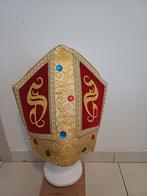 Geborduurde Belgische vouwmijter, Diversen, Sinterklaas, Ophalen of Verzenden, Zo goed als nieuw