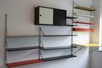 Pilastro wandkast compleet - Tjerk Reijenga (jaren 50- 60), Huis en Inrichting, Ophalen, Gebruikt, Met hangruimte, Metaal