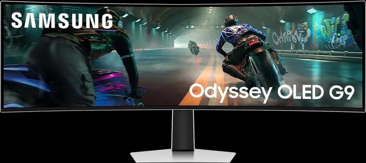 Samsung | 49" Odyssey OLED G9 scherm, Computers en Software, Monitoren, Nieuw, 101 t/m 150 Hz, Gaming, Ultrawide, In hoogte verstelbaar