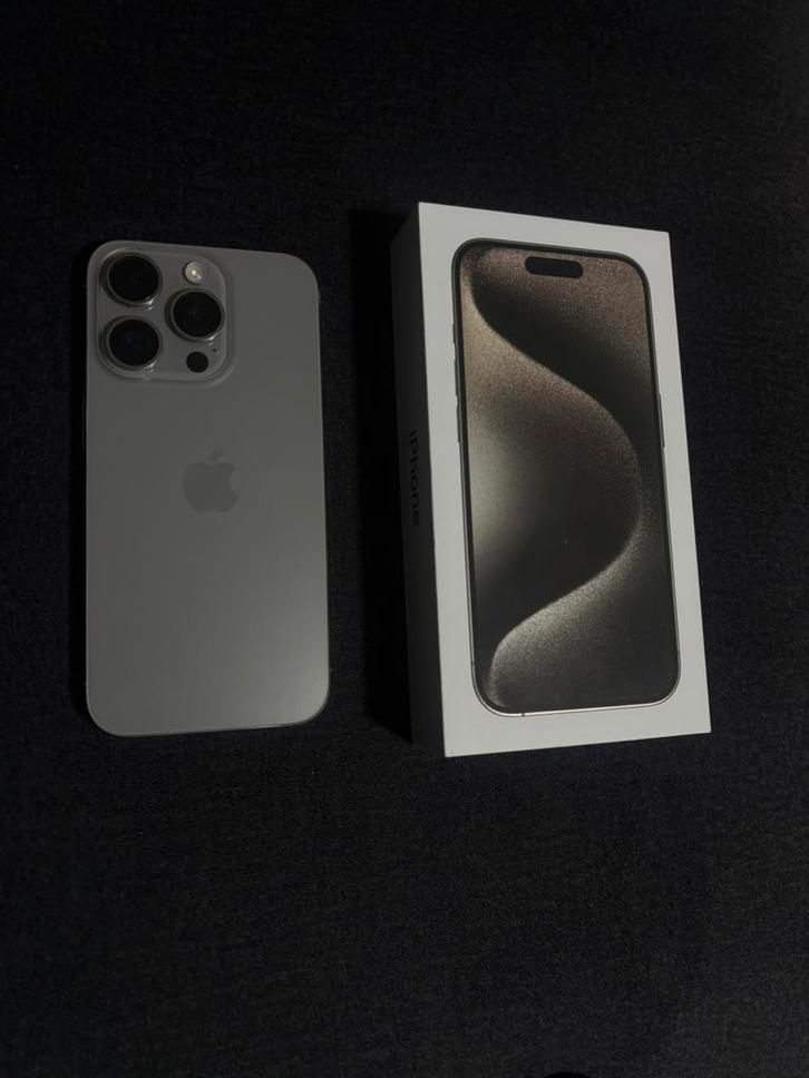 Iphone 15 pro nieuwstaat, Telecommunicatie, Mobiele telefoons | Apple iPhone, Zo goed als nieuw, 128 GB, Zonder abonnement, Zonder simlock