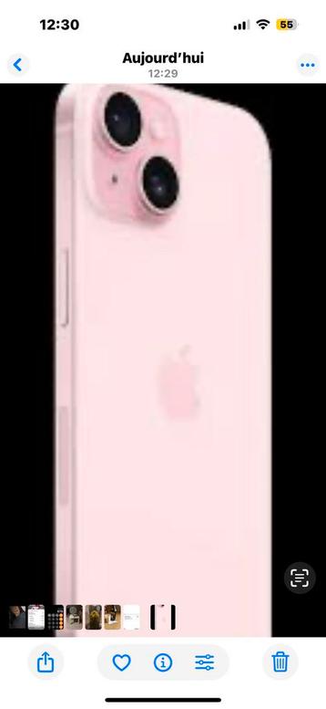 iPhone 15 blanc 128 beschikbaar voor biedingen