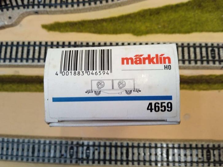 Märklin H0 4659 Containerwagen "RAMLÖSA", Hobby en Vrije tijd, Modeltreinen | H0, Nieuw, Wagon, Wisselstroom, Märklin, Ophalen of Verzenden