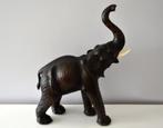 Engels Vintage Lederen Olifant, Antiek en Kunst, Ophalen of Verzenden