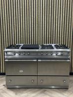 Prachtige Lacanche Inox 140cm Gas met Grote Dubbele Oven, Ophalen of Verzenden, Grill, Elektrisch