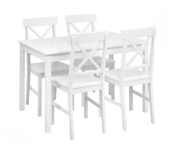 Tafel en stoelen  Nieuw in de doos, Maison & Meubles, Tables | Tables à manger, Neuf, Enlèvement