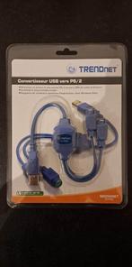 TRENDnet USB naar PS2 converter (nieuw), Computers en Software, Pc- en Netwerkkabels, Nieuw, Ophalen of Verzenden