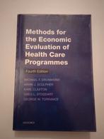 Methods for the economic evaluation of health care programme, Comme neuf, Oxford, Enlèvement ou Envoi, Enseignement supérieur