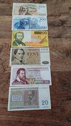 Belgische frankbiljetten, Postzegels en Munten, Bankbiljetten | België, Ophalen of Verzenden, Setje