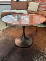 Salontafel Travertin, Rond, 50 à 100 cm, Comme neuf, Enlèvement