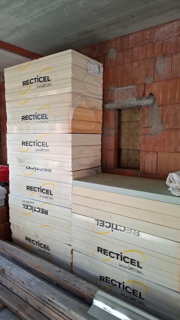 Recticel  14cm spouwisolatie 60x120, Bricolage & Construction, Isolation & Étanchéité, Enlèvement