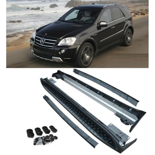 MARCHE PIEDS MERCEDES CLASSE M / ML W164 (05-11) FULL BLACK, Auto diversen, Tuning en Styling, Ophalen