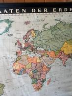 Antieke wereldkaart, Boeken, Atlassen en Landkaarten, Ophalen, Zo goed als nieuw