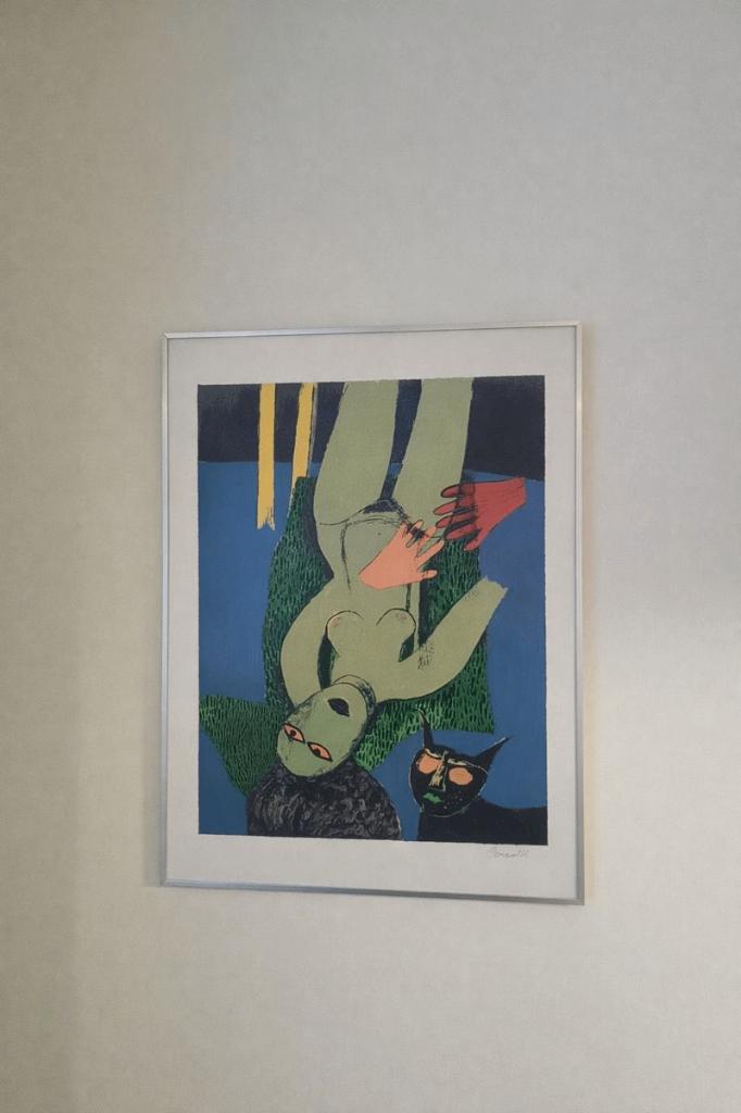 Corneille Litho, Antiek en Kunst, Kunst | Schilderijen | Modern, Ophalen