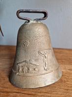 Oude messing koe bel, Antiek en Kunst, Antiek | Brons en Koper, Ophalen of Verzenden