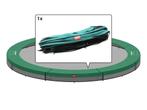 Beschermrand Trampoline Berg - groen 430 cm, Ophalen, Nieuw