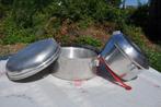 §  serie de casseroles + accessoires de camping en aluminium, Utilisé