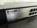 DLink green 24port gigabit switch - 19" rackmount, Computers en Software, Gebruikt, Ophalen of Verzenden