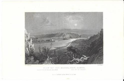 1840 - Vue sur Namur et la Meuse, Antiquités & Art, Art | Eaux-fortes & Gravures, Enlèvement ou Envoi