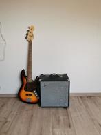 Fender squier jazz Bass + Fender Rumble 40 versterker, Muziek en Instrumenten, Ophalen