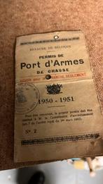 Oude jachtvergunning, Boeken, Atlassen en Landkaarten, Ophalen, Zo goed als nieuw