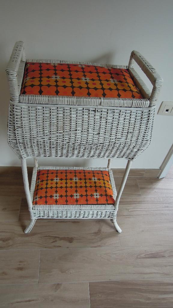 Grote vintage naaimand, uniek stuk, Hobby & Loisirs créatifs, Couture & Fournitures, Utilisé, Autres types, Enlèvement