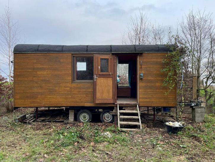 tiny house/ roulotte, Caravans en Kamperen, Stacaravans, Ophalen