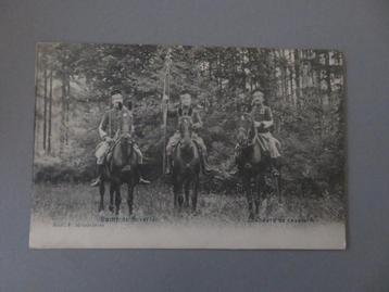 1909 Kamp Beverloo etendard de cavalerie Capt. Jones Liège  beschikbaar voor biedingen