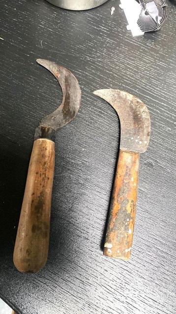 Lot de 2 anciens outils 25 cm, Enlèvement
